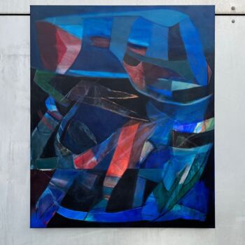 Peinture intitulée "Sans titre" par Pavel Rtue, Œuvre d'art originale, Huile Monté sur Châssis en bois