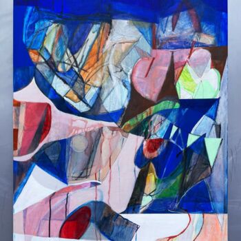 Peinture intitulée "Sans titre" par Pavel Rtue, Œuvre d'art originale, Huile Monté sur Châssis en bois