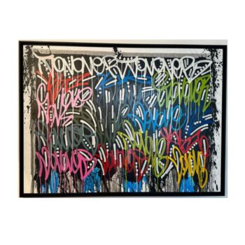 Peinture intitulée "The simple life" par Jonone, Œuvre d'art originale, Acrylique Monté sur Châssis en bois