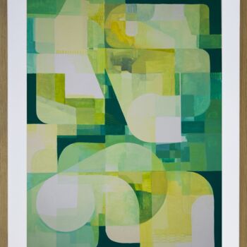 Peinture intitulée "Construction 1" par Olivier Swiz, Œuvre d'art originale, Acrylique Monté sur Carton