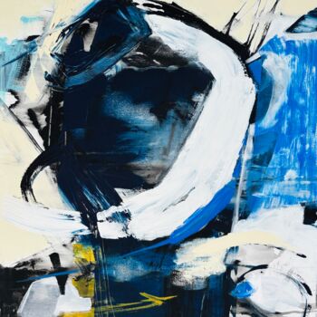 Painting titled "Blueprint of the wi…" by Evgeniya Zolotareva, Original Artwork, Acrylic