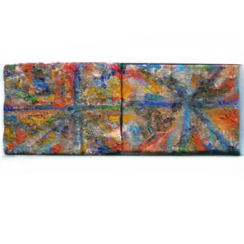 Painting titled "Campos Elíseos 1977" by Jean-Christophe Beauvais, Original Artwork, Acrylic Mounted on Wood Stretcher frame