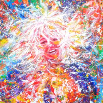 Peinture intitulée "“RADKA” — The Paint…" par Antara Terrael, Œuvre d'art originale, Acrylique Monté sur Autre panneau rigide