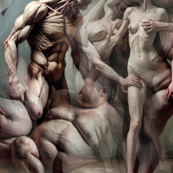 Digital Arts titled "ЭЧ6" by Alya Veresk, Original Artwork, Digital Painting