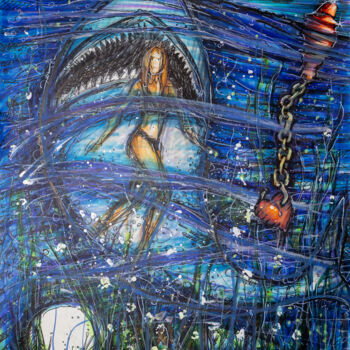 Dessin intitulée "situación III" par Wenceslao Perez-Millan Garcia, Œuvre d'art originale, Encre