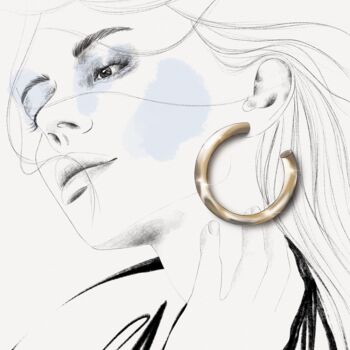 Arts numériques intitulée "Fashion Illustration" par Ekaterina Kuklina, Œuvre d'art originale, Travail numérique 2D