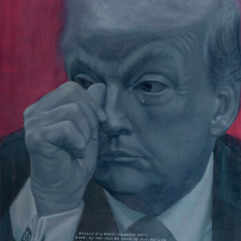 "Pray-reading and pa…" başlıklı Tablo Gavin Lee (gavin) tarafından, Orijinal sanat, Petrol Ahşap Sedye çerçevesi üzerine mon…