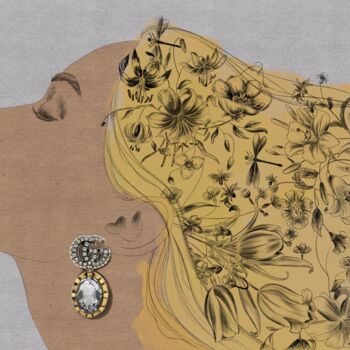 Digital Arts titled "Gucci print illustr…" by Ekaterina Kuklina, Original Artwork, 2D Digital Work