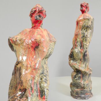 "Pallas Athene" başlıklı Heykel Prof. Andreas Loeschner-Gornau tarafından, Orijinal sanat, Emaye