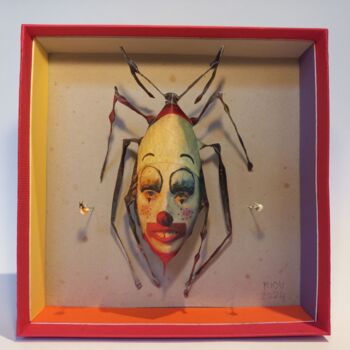 "apparences trompeus…" başlıklı Heykel François Riou tarafından, Orijinal sanat, Alüminyum Karton üzerine monte edilmiş