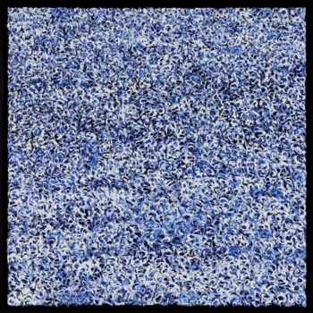 Peinture intitulée "Ultramarine 143" par Tanc, Œuvre d'art originale, Huile Monté sur Châssis en bois