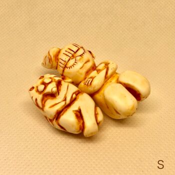 Rzeźba zatytułowany „The Duality of the…” autorstwa Remo, Oryginalna praca, Glina