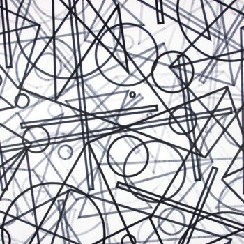 Peinture intitulée "Grey" par Sebastian Muscio, Œuvre d'art originale, Acrylique