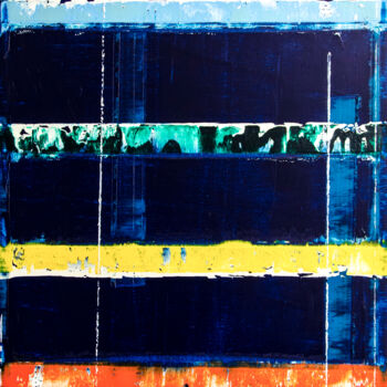 绘画 标题为“Troisième oeil” 由Christophe Tilkens, 原创艺术品, 油 安装在木质担架架上