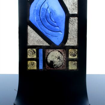 Skulptur mit dem Titel "Talisman 19" von Bosselin, Original-Kunstwerk, Glas