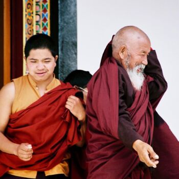 Photography titled "Inde du Nord - boud…" by Christian Ebel, Original Artwork, Analog photography