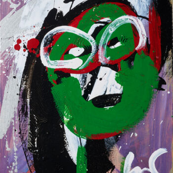 "2014- 2015. Serie “…" başlıklı Tablo Lluís Cots tarafından, Orijinal sanat, Petrol Ahşap Sedye çerçevesi üzerine monte edil…