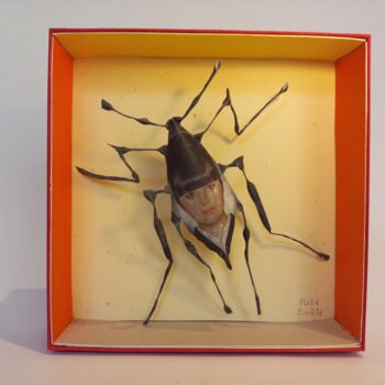 "frange in" başlıklı Heykel François Riou tarafından, Orijinal sanat, Alüminyum Karton üzerine monte edilmiş