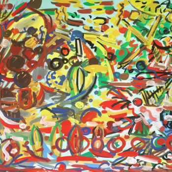 "Jamais aboyé" başlıklı Tablo Yuriy Samsonov tarafından, Orijinal sanat, Guaş boya