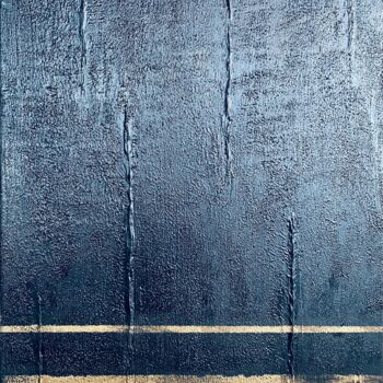 Peinture intitulée "Minimalist Acrylic…" par Yuche, Œuvre d'art originale, Acrylique Monté sur Châssis en bois