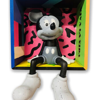 "Back to the Colors" başlıklı Heykel Simone De Rosa tarafından, Orijinal sanat, Akrilik Ahşap panel üzerine monte edilmiş