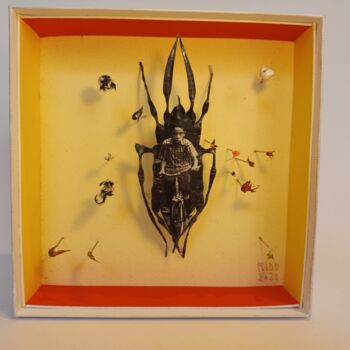 "tout de go" başlıklı Heykel François Riou tarafından, Orijinal sanat, Alüminyum Karton üzerine monte edilmiş