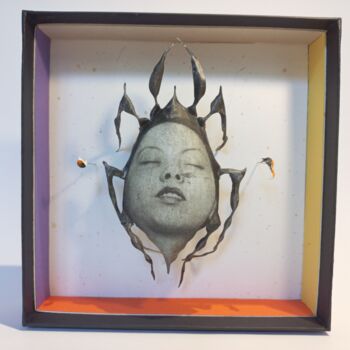 "corps et âme" başlıklı Heykel François Riou tarafından, Orijinal sanat, Alüminyum Karton üzerine monte edilmiş