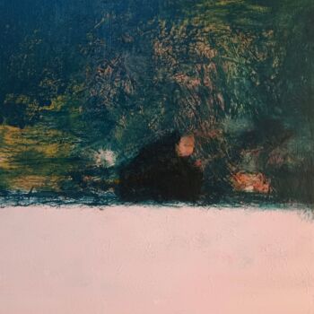 Malarstwo zatytułowany „Kodama” autorstwa Alyssa Pasquier, Oryginalna praca, Akryl Zamontowany na Drewniana rama noszy