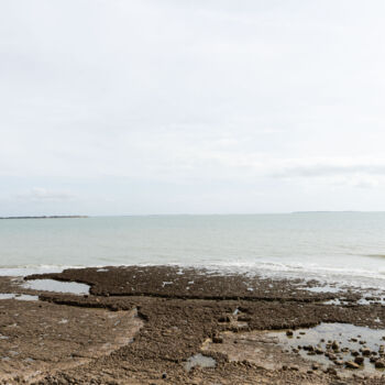 Fotografie getiteld "Vue sur la Plage de…" door Coralie Dauzats, Origineel Kunstwerk, Digitale fotografie