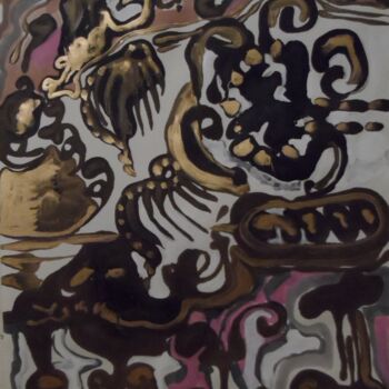 "le thé" başlıklı Resim Geneviève Durantou tarafından, Orijinal sanat, Mürekkep