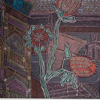 Σχέδιο με τίτλο "75018" από Sophie Ong, Αυθεντικά έργα τέχνης, Στυλό