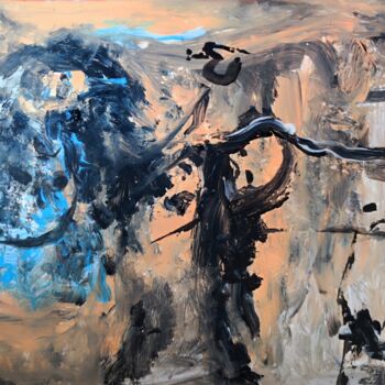 Картина под названием "Finding Noël - Vol.…" - Milto Sideris, Подлинное произведение искусства, Акрил