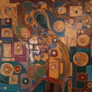 Ζωγραφική με τίτλο "серия картин "ДРУГО…" από Мarina Petrova, Αυθεντικά έργα τέχνης, Ακρυλικό Τοποθετήθηκε στο Ξύλινο φορείο…