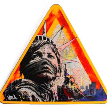 Peinture intitulée "new york" par Max Andriot, Œuvre d'art originale, Acrylique