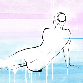 Malarstwo zatytułowany „Horizonte Interior” autorstwa Alex Kepler, Oryginalna praca, Akryl