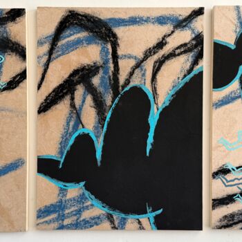 "Meep Meep#2" başlıklı Tablo Julien-G tarafından, Orijinal sanat, Akrilik Ahşap panel üzerine monte edilmiş