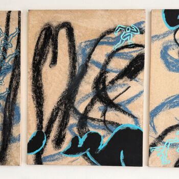 "Meep Meep#5" başlıklı Tablo Julien-G tarafından, Orijinal sanat, Akrilik Ahşap panel üzerine monte edilmiş