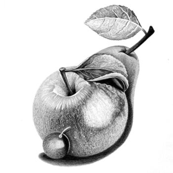 "Tentation" başlıklı Resim Dimitri Prévot tarafından, Orijinal sanat, Kalem