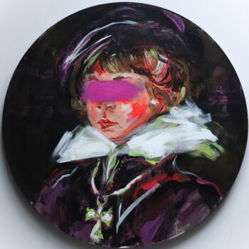 "Veiled in Color" başlıklı Tablo Antigoni Tziora tarafından, Orijinal sanat, Akrilik