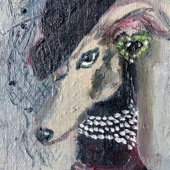 Ζωγραφική με τίτλο "Oil painting of a d…" από Svetlana Shtamburg, Αυθεντικά έργα τέχνης, Λάδι Τοποθετήθηκε στο Χαρτόνι