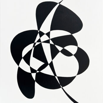 Painting titled "THE FLOW OF BEAUTIF…" by Hou Soon Ming, Original Artwork, Acrylic