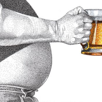 "Bidabière" başlıklı Resim Dimitri Prévot tarafından, Orijinal sanat, Mürekkep