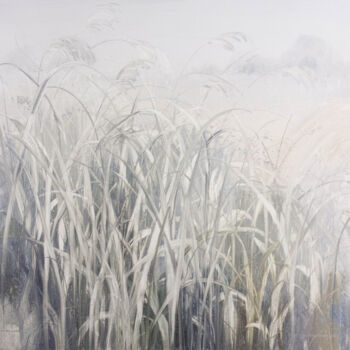 Ζωγραφική με τίτλο "tall herbs" από Tatiana Prokshina, Αυθεντικά έργα τέχνης, Λάδι Τοποθετήθηκε στο Ξύλινο φορείο σκελετό