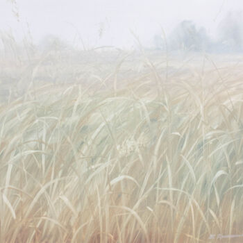 Ζωγραφική με τίτλο "whisper of herbs" από Tatiana Prokshina, Αυθεντικά έργα τέχνης, Λάδι Τοποθετήθηκε στο Ξύλινο φορείο σκελ…