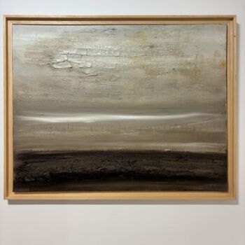 Peinture intitulée "Désert du Golan" par Laurent Bibas, Œuvre d'art originale, Huile Monté sur Châssis en bois