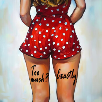 "The Question and th…" başlıklı Dijital Sanat Tatiana Taner tarafından, Orijinal sanat, Dijital baskı