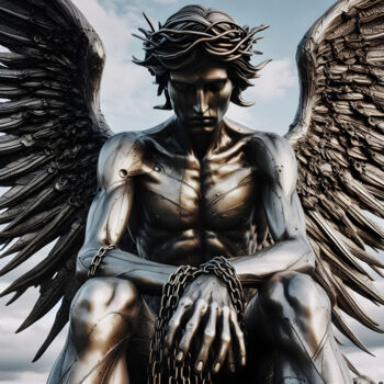 "Angel" başlıklı Dijital Sanat Reskatorsilver tarafından, Orijinal sanat, AI tarafından oluşturulan görüntü