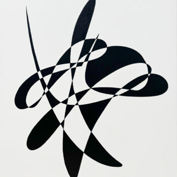 Painting titled "THE FLOW OF BEAUTIF…" by Hou Soon Ming, Original Artwork, Acrylic