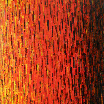 Pintura intitulada "Dégradé Chaleureux." por Jonathan Pradillon, Obras de arte originais, Acrílico Montado em Armação em mad…