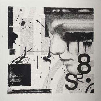 "S8-70" başlıklı Resim Pavel Tong tarafından, Orijinal sanat, Mürekkep